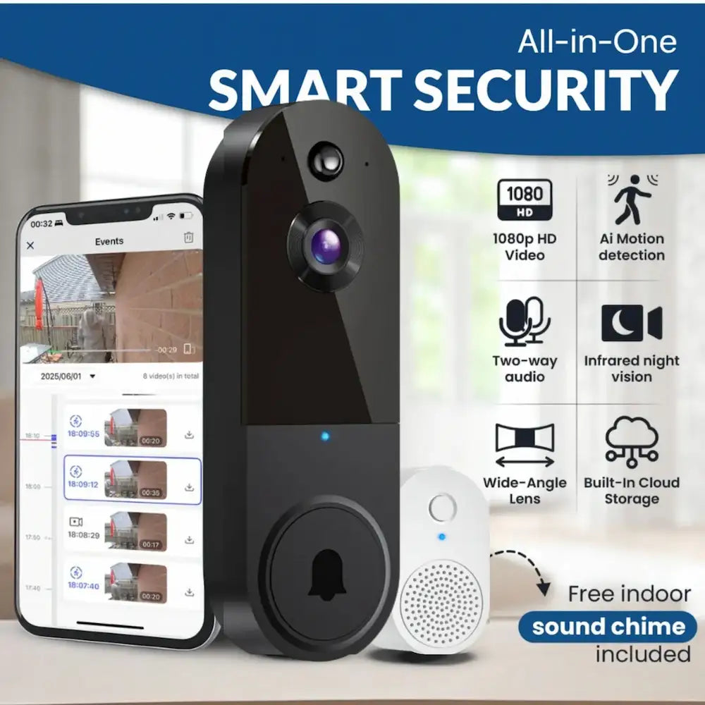 SmartWave™ Smart Home Video Doorbell