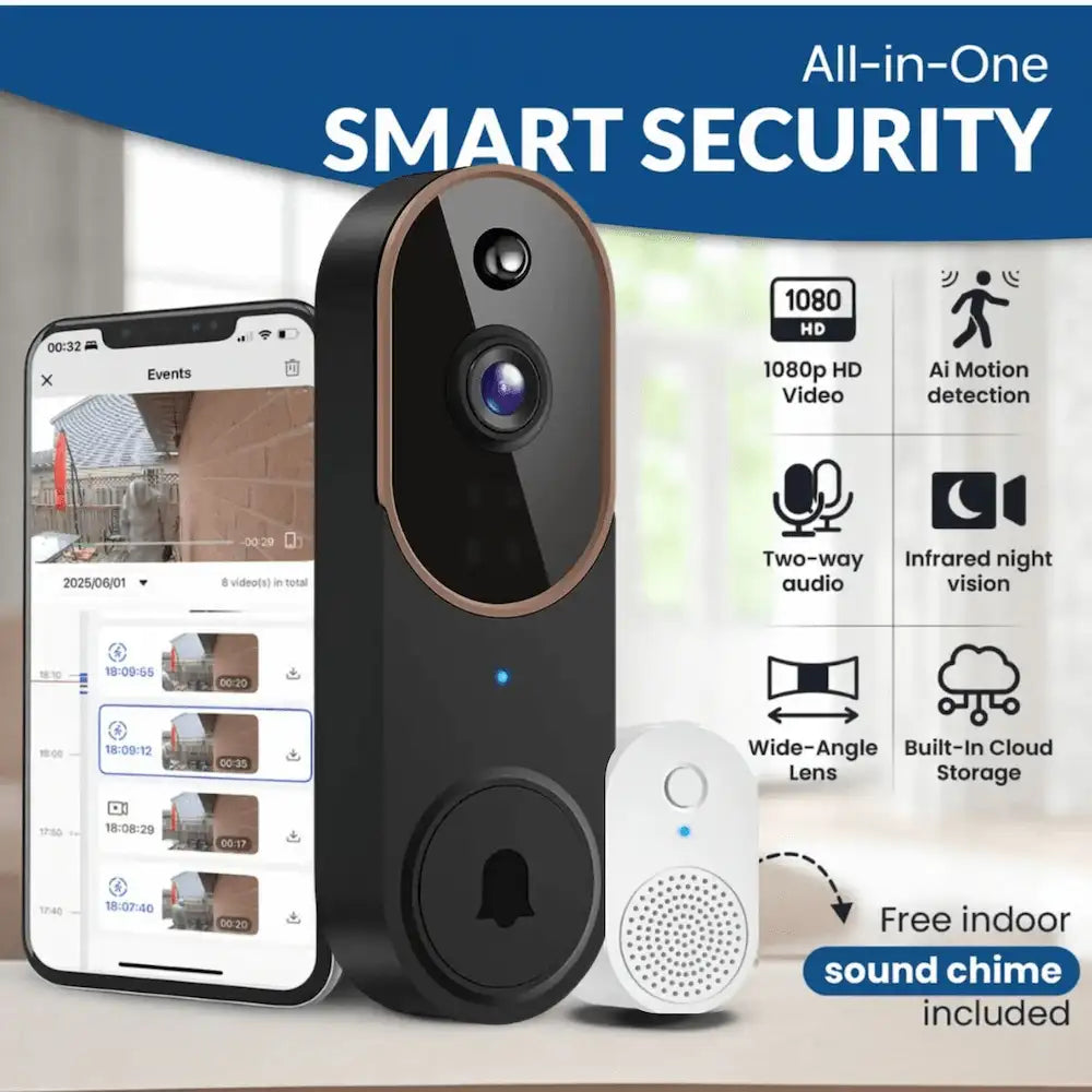 SmartWave™ Smart Home Video Doorbell