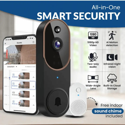 SmartWave™ Smart Home Video Doorbell